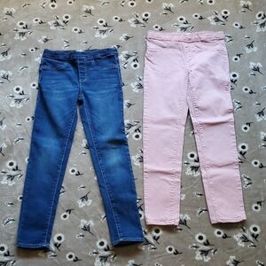 LEVIS pull on Jegggings 2 Pairs. Size 10 Girls.